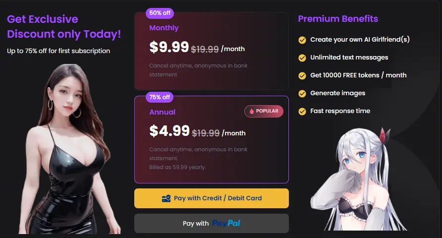 Dreamly.AI Pricing