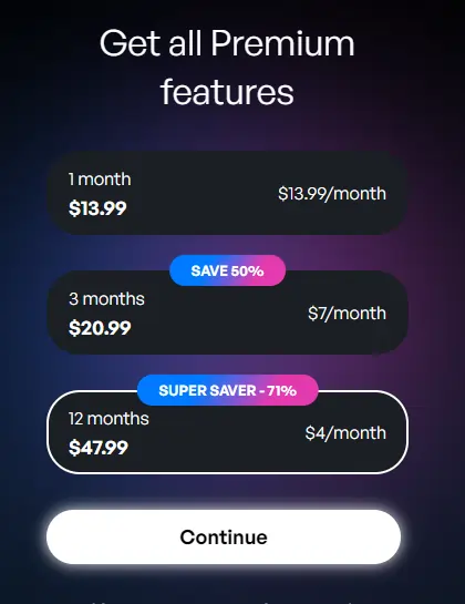 Eva AI Pricing