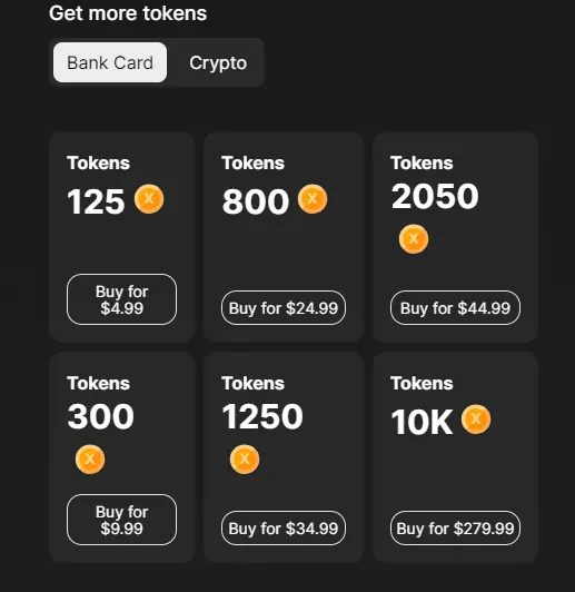 XNude Pricing Plans