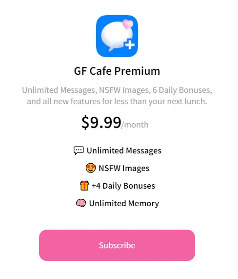 GF Cafe AI Pricing