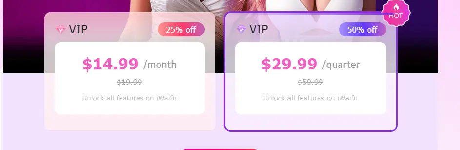 iWaifu Pricing