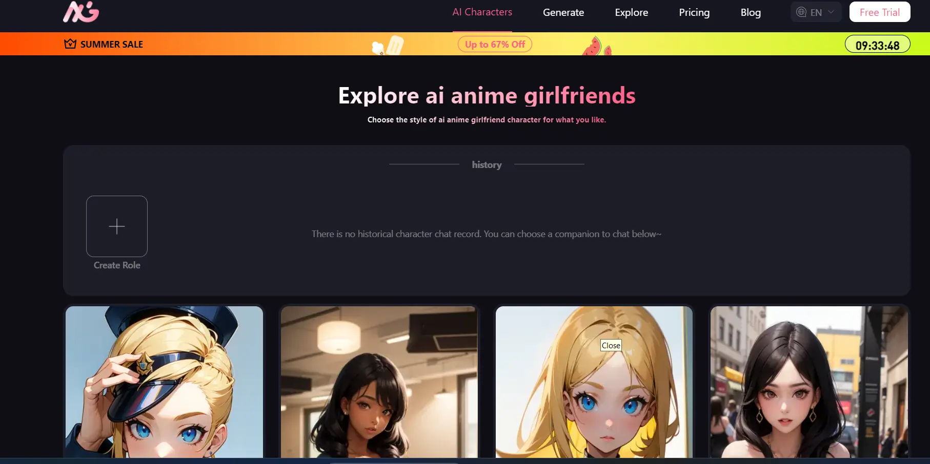 AI Anime Girlfriend